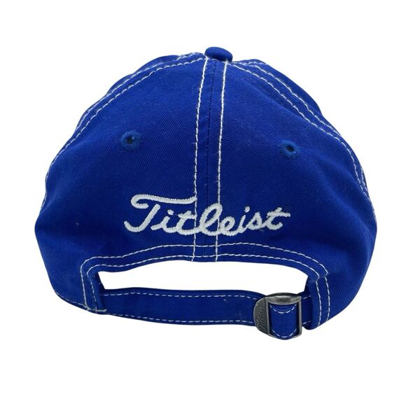 Titleist FootJoy ProV1 Blue Hat Adjustable Buckle Strap Excellent Condition - Picture 4 of 6